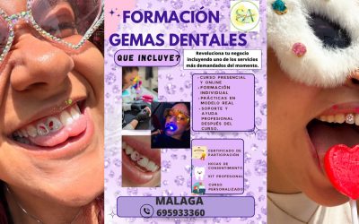Descubre las Formaciones y Servicios de Gemas Dentales Online (a Distancia) y en Málaga con Sabri Aguilar Nails Salon en 2025