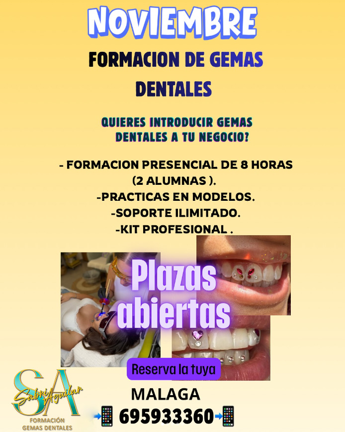 Formaciones de Gemas Dentales Presenciales en Málaga u Online 2025 Formaciones de Gemas Dentales Presenciales en Málaga u Online 2025